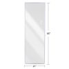 Full Length Mirror Lighted Vanity Body Mirror LED Mirror Wall-Mounted Mirror Big Size Rounded Corners, Bedroom,Living Room,Dressing Room Hotel