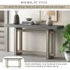 U_STYLE Contemporary Console Table with Wood Top, Extra Long Entryway Table for Entryway, Hallway, Living Room, Foyer, Corridor