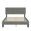 Queen Bed Frame with Headboard,Sturdy Platform Bed with Wooden Slats Support,No Box Spring,Mattress Foundation,Easy Assembly