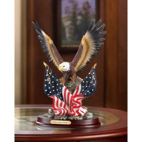 Patriotic Eagle Statue Sculpture
